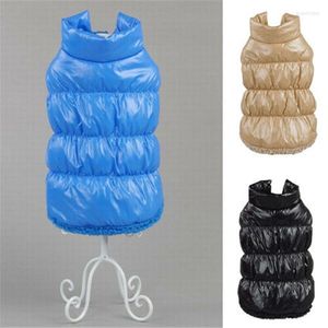 Dog Apparel Fashion Down Jacket Padded Clothe Thicken Warm Vest Waterproof Coat Winter Pet Puppy Small