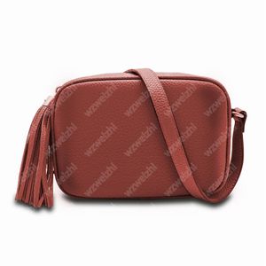 Mode kvinnor handväskor pu läder tassel sooho väska disco axel väska korsbody lady messenger wallet purse 6 färger 21cm2663