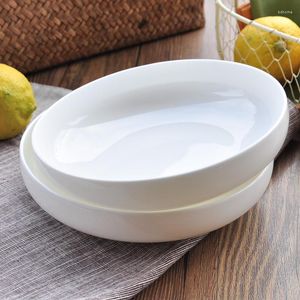 Plates High Quality White Bone Porcelain Appetizer Dessert Salad Bread Butter Side Dinner Plate Creative Ceramic Dish