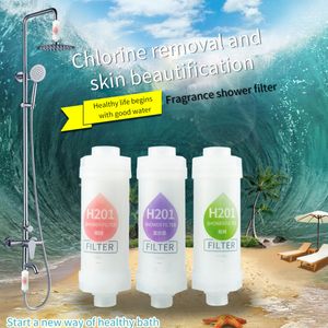 Scented Shower Head Filter Soft Improve Hair   Skin Fragrance Chlorine Removal Water Softener Female Gift Bathroom Accessories