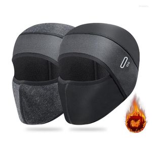 Cycling Caps Winter Warm Riding Mask Motorcycle Bike Cap Polar Fleece Windproof Ski Face Protection Headgear Hat Keep