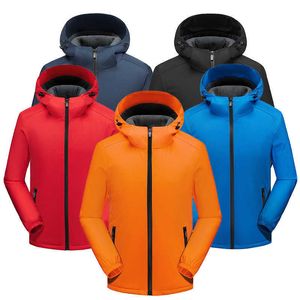 Outdoor Jackets Hoodies High Quality Men's Winter Jackets Men Hooded Windbreak Outdoor Mountaineering Casual Waterproof Trench Coats Male 0104