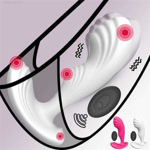 Sex Toys Massager Trådlös fjärrkontroll Dildo Vibrator för kvinnor Dual Motor Soft Silicone G Spot Vaginal Massage Anal Clit Stimulator Toys