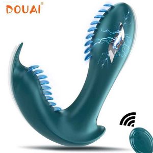 Zabawki erotyczne masażer wstrząsu elektrycznego wibrator analny wtyczka tyłka dla kobiet zabawki prostaty zdalne sterowanie dorośli buttplug mężczyźni gej
