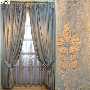 Curtain 2023 Luxury Curtains For Living Room Decoration Bedroom European High-end Opaque Window Embroidery Velvet Screen