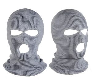 Skimasken-Kappe, lustige Winter-Rapper-Bandit, gestrickt, individuelle Stickerei, Unisex, Vollgesichts-Skimasken, Vollgesichtsabdeckung, 3-Loch-Sturmhauben-Hüte