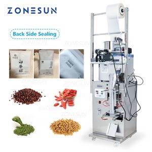 Zonesun 2-50 g automatisk fyllning och tätningsmaskinpulvergranule mandelmuttrar påse tepåse förpackningsmaskiner