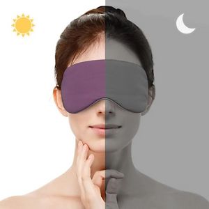 Double-sided Warm And Cool Sleep Eye Mask Party Favor Travel Nap Lightproof Eyes Cover Soft Skin-friendly Health Eye Patch Wholesale