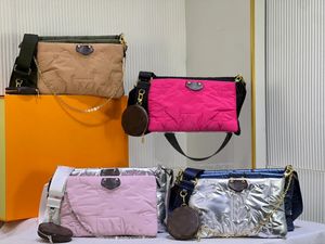 23Ss Maxi Multi-Pochette Bags Designer Crossbody Shoulder Bags Totes Women Winter Warm Handbag Econyl Nylon Accessoires With Round Coin Purse M21056 M57899 91