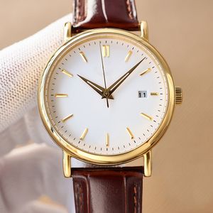 Mens Watch Automatic Mechanical Watches 42MM for Men Fashion Wristwatches Business Wristwatch Leather Stainless Steel Strap Montre De Luxe