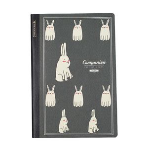 Happy Animal Portable A5 Grid Paper Book 64p Creative Agenda Dosterfies