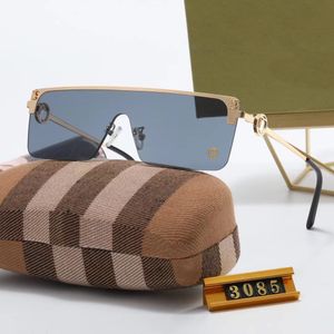Tasarımcı güneş gözlüğü moda Kadınlar ve erkekler için lüks güneş gözlüğü Tek parça lensler Plaj gölgeleme UV koruması polarize gözlükler kutulu modaya uygun bir hediye çok iyi