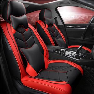 Car Seat Covers Full Coverage Eco-leather Auto Seats PU Leather For Chery A13 J2 Indis Tiggo 2 3 Tiggo5 Accessories
