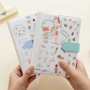 5 Cute Cartoon Notebook Leather Diary Journal Planner Travelers Agenda