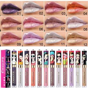 Lip Gloss Cmaadu Garota linda Dream Color Chameleon Diamond Glitter Lipstick