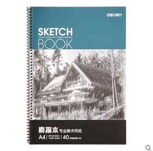 A4 Art Special Sketchbook Graffiti Książka Pure Wood Pulp Double Alesive Paint Malarn