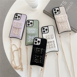 Веревка Houndstooth Print Comefice Chote Phone для iPhone 14 13 12 11 Pro Max 7 8 SE3 SE2 SE2 Card Card Card Card Clutch Clutch