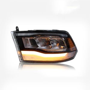 車のヘッドライトフロントランプDRLダッジRAM 1500 LEDヘッドライトハイビーム照明アクセサリー用の昼間のランニングライト