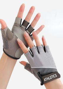 Anti-slip Fitness Sports Gloves Breathable Cycling Riding Anti-lifting Cocoon Exercise Exercise Half Finger Wear-resistant Climbing