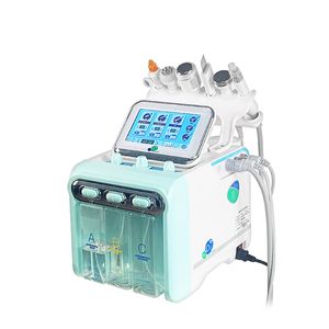 Upgrade 6 in 1 Home Beauty Instrument H2-O2 Hydro Dermabrasion RF Bio-Lifting Spa Facial Beauty Machine