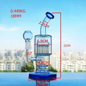 7,1 дюйма Торо Огрозистый стеклянный бабчик бонг с водой бонги толстая стеклянная масляная установка дым уникальный матч