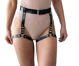 Sex Toy Chastity Cintura femminile in pelle dispositivo PU mutandine contenimento del corpo imbracatura bondage bloccato collant adulto SM gioco del sesso giocattolo per donna uomo