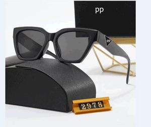 Designer Kvinnor PPDDA Solglasögon Mäns unisexglasögon utomhus reseglas fyrkantiga stora ram UV400 solglasögon