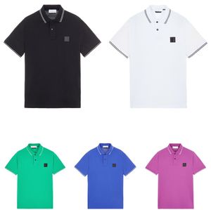 Camisa Polo Moda Masculina Feminina Casual Solta T Shirts Graphic T Padrão Clássico Manga Curta Masculino Feminino Polos de Negócios de Verão 23ss