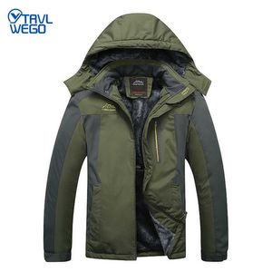 Giacche da esterno Felpe con cappuccio TRVLWEGO -15 Gradi Giacca da sci invernale super calda Uomo Escursionismo Trekking Impermeabile Traspirante Snowboard Snow Outdoor Coat 0104