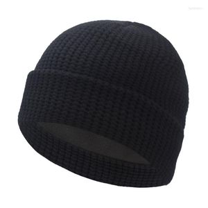 Berretti Cappelli invernali da uomo Berretti Cappello lavorato a maglia per le donne SkulliesBeanies Cap Gorras Bonnet Casual Maschio Solid Beanie Autunno caldo