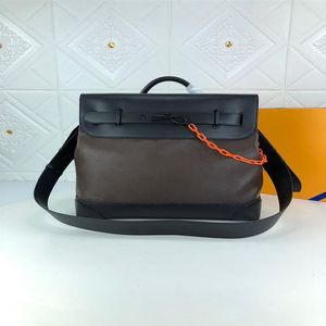 Projektant luksusowych mężczyzn torebki na ramię moda zwykłego pliku biznesowego skórzana torebki crossbody torebki proste monety z monety krzyżowej B269A