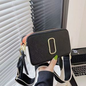 Multicolor Camera Bag Designer Handbags Women Wide Shoulder Straps Shoulders Bags Wallet Brand Crossbody Flap