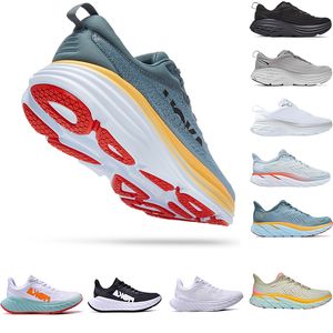 2023 Fayda Koşu Ayakkabıları Erkekler İçin Koşu Ayakkabıları Hokas Yolu Kros Run Eğitmenleri Clifton 8 Bondi VIII Karbon X 2 Nefes Alabilir Yastık Koşucu Ayakkabı Sneakers