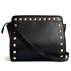 Luxury Crosebody Designer Wallet Leather Cross Body Bag For Women Coin Purses Trapeze Rivet Shoul Shopping Handv￤skor