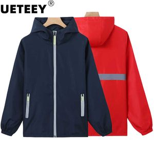 Açık Ceket Hoodies Mens Marka Kamp Yansıtıcı Ceket Çift Güneş Kremi UV Koruma Cilt Giysileri Açık Bisiklet Yürüyüşü İş Kapşonlu Rüzgar Dergisi 0104