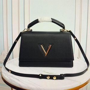 GEL PEN Damenhandtaschen Umhängetaschen Leder EIN GRIFF Luxusdesigner klassischer Stil V-Lock-Klappe Mode Damen Umhängetasche2880