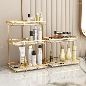 Storage Boxes Cosmetic Shelf Bathroom Rack Desktop Multi-layer Dressing Table Display Stand Shelves Large Beauty Makeup Organizer