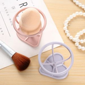 Storage Boxes Makeup Sponge Powder Puff Rack Beauty Drying Stand Holder Bracket Box Organizer Shelf Tool
