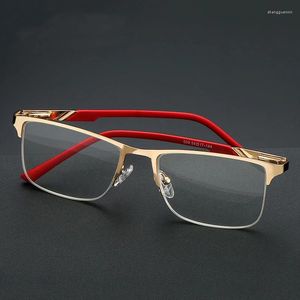 Sonnenbrille Mai Blume Edelstahl Männer Lesebrille Hohe Qualität 2023 Luxus Presbyoppic Dioptrien Brillen 1,0 1,5 2,0