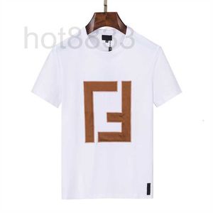 Men's T-Shirts Designer 21ss men printed t shirts designer watercolor letter printing clothes short sleeve mens shirt tag white black bin 80D8