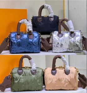 Gümüş Ekonil Geri Dönüşümlü Yastık Hızlı Çanta Bandouliere 25 Mini Naylon Çanta Onthego Tote Maxi Pochette Çanta Nakış Monogramları Bumbag M20973 M20971 M21056