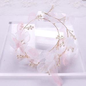 Copricapo Filato netto Fiore Copricapo di perle Copricapo Fata Accessori da sposa