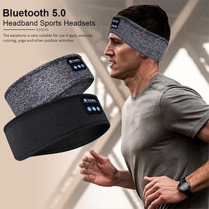 Bluetooth Earphones Sports Sleeping Headbands Elastic Wireless Headphones Music Eye Mask BT Headset Headband