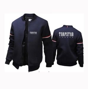 Trapstar London Mens Fight Jackets długie rękawy Silm Fit Harajuku Streetwears Zapip Bluies Cardigan Coats Top
