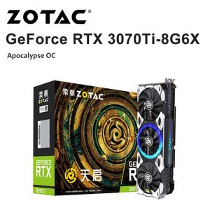 Zotac New RTX 3070 RTX 3070 TI Графическая карта GDDR6X 8GB 8NM 256BIT NVIDIA GAMING GPU видеокарты 1900 МГц Placa de Vdeo LHR