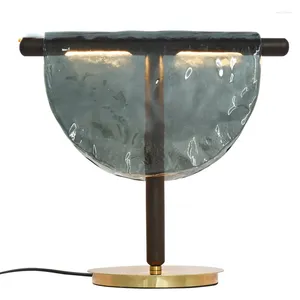 Tischlampen Italienisch Design künstlerischer einzelner Buntglas Lampe Roségold Home Dekorative Schreibtisch Leuchten Schlafzimmer Wohn-/Modellraum Bar