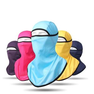 Sciarpe magiche Maschera per motociclista Passamontagna da ciclismo Copertura completa Cappello Passamontagna lycra Collo da sci Sole estivo Protezione ultra UV maschere cappello