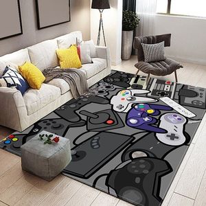 Carpet Gamer Controller Area Rugs Non Slip Floor Mat Doormats Home Runner Mattor för sovrum inomhus utomhusbarn Spela Alfombra 230104