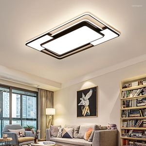 Taklampor modern LED -lampa för vardagsrum sovrum studie hem inomhus belysning dekorera ljuskronor med fjärrkontroll dimbar