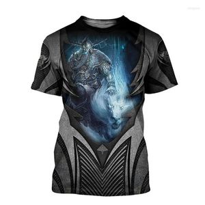 Men's T Shirts Fashion Top Short Sleeve Armor Warrior 3D Printing Summer Casual T-shirt Unisex Round Neck StyleS-5XL